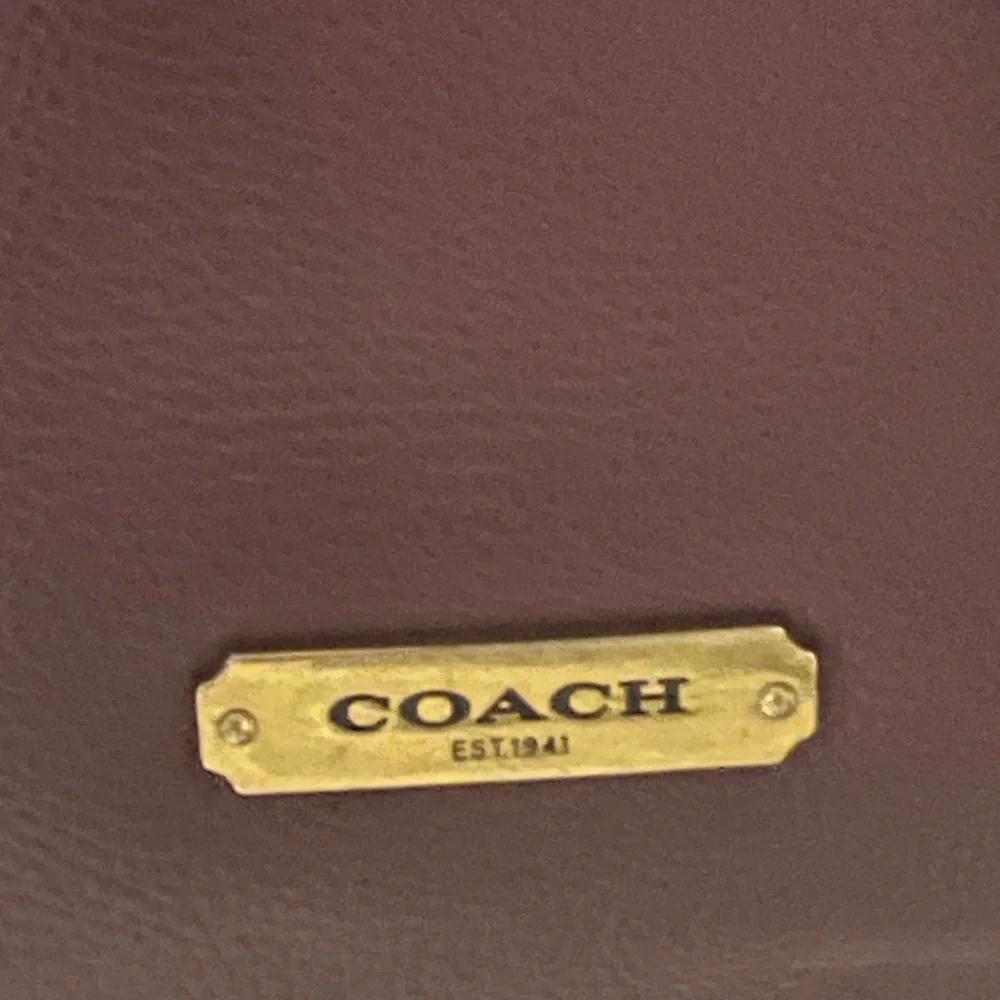 Coach Avery Burgundy Leather Bucket Bag - Picture 5 of 9